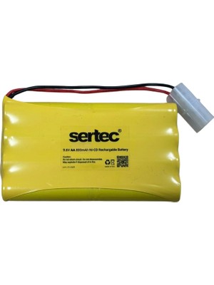 Senka Sertec 9.6V 8S1P Aa 800 Mah Kablo + Tamiya Konnektörlü Oyuncak Pili
