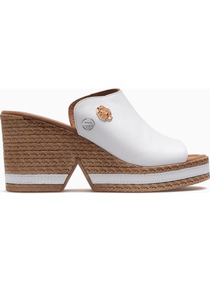 Mammamia Kadın Deri Dolgu Topuk Günlük Terlik 26Y D26YT-6115