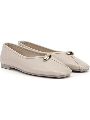 Grado Kadın Ten Rengi  Düz Tabanlı Babet