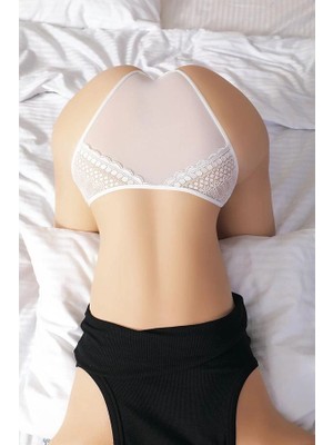 Aria's Closet Arias Closet Transparan Dantel Detaylı Beyaz Külot