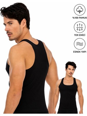 Seher Yıldızı Erkek Sporcu Atlet Slim Fit Esnek Ter Emici Günlük