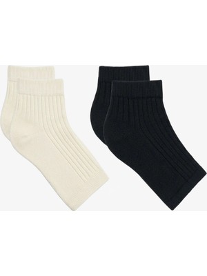 Cotenconcept 2 Çift Fitilli Burunsuz Kadın Çorap