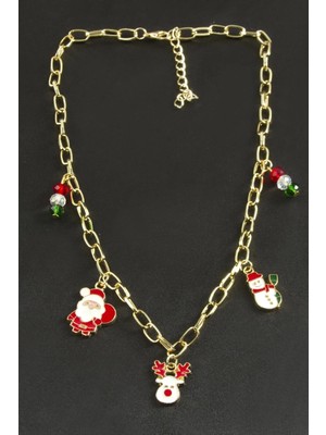 Fantastik Store Karışık Zincir Yılbaşı Kolyesi