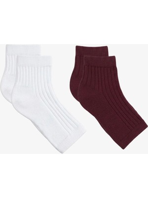Cotenconcept 2 Çift Fitilli Burunsuz Kadın Çorap