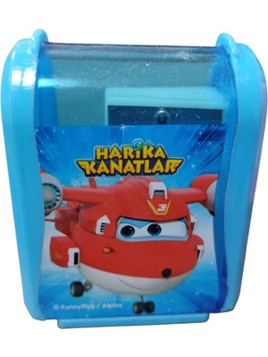 YLDZ Lisanlı Harika Kanatlar 3 Bıçaklı Kalemtraş