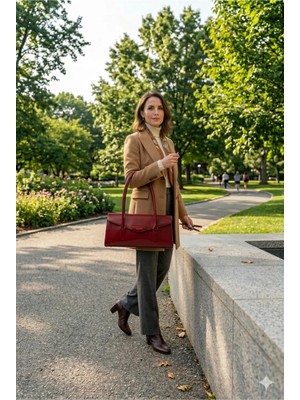 Duki Daso Türkiye Şarap Kadın Baget Kol Çantası | Şarap MT1581