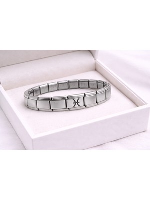 AyrStore Çelik Nomination Bileklik Balık Burcu | Paslanmaz Çelik Burç Bilekliği | Zarif ve Anlamlı Tasarım