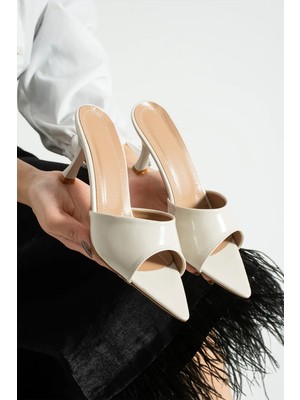 Felisya Butik Kadın Ince Topuklu Sivri Burun Terlik (9cm)