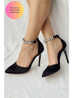 Felisya Butik Lucca Bilekten Taşlı Topuklu Ayakkabı