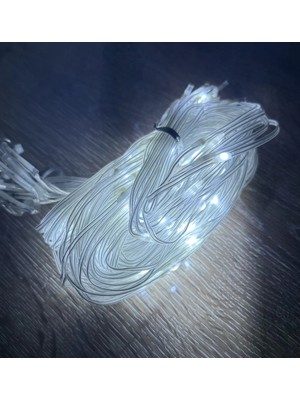 AyrStore 2x2 Perde 192 LED Beyaz Işık - 8 Fonksiyonlu