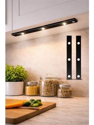 Cata Bella Slim Cabinet Hareket Sensörlü Siyah Dimmerli LED Dolap Lambası CT2464