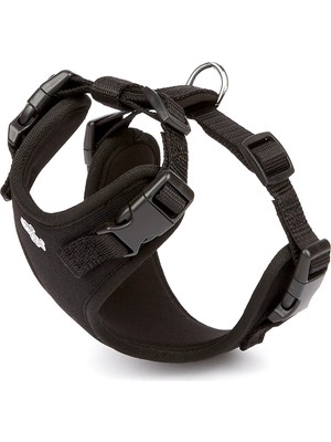 AyrStore Halı Ped Dokuma Köpek Göğüs Tasması 30/35 cm Siyah