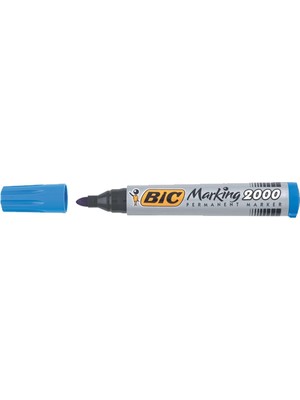 Bic Markör Yuvarlak Uç Kalem Mavi 2000 820914 (1 Paket 12 Adet)