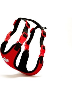 AyrStore Halı Köpek Göğüs Tasması 30X35 cm Kırmızı