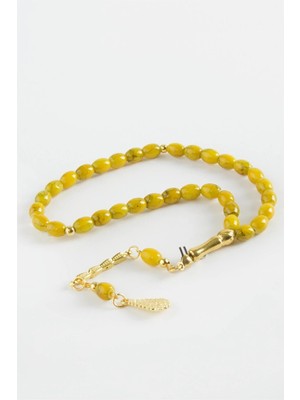 MidasTech Mısır Kesim Cam Taş Tesbih 7 mm Nemere