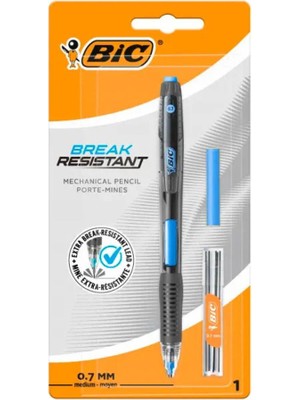 Bic Break Versatil Kalem (Mekanik Kurşun Kalem) 0.7 Mm 1 Kalem + 1 Silgi Set 527476 (Karışık Renk 1 Adet)