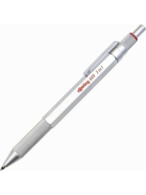 Rotring 600 Multipen Üç Fonksiyonlu Kalem Krom 2164109