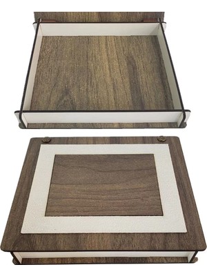 Skygo Ahşap Derili Kutu