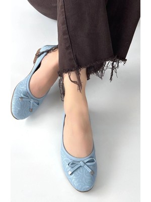 Alfanora Jnues Mavi Deri Babet Ayakkabı