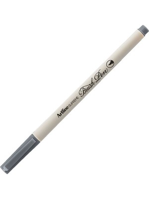 Artline Supreme İnce Fırça Uçlu Markör Kalem Gri Lv-A-Epfs-F Grey LV-A-EPFS-F (12 Li Paket)