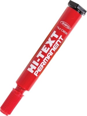Hi-Text Hı-Text Permanent Marker ( Koli Kalemi ) Yuvarlak Uç Siyah 12 Li 830