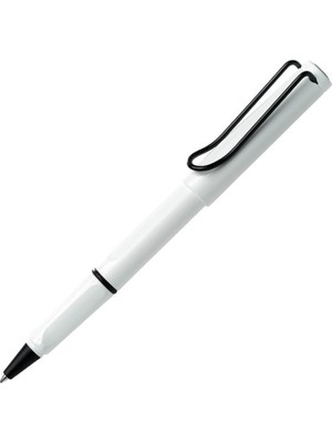 Lamy Roller Kalem Safari Siyah Renk Klips Beyaz 319BS