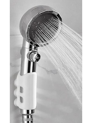 AyrStore Silikon Vantuzlu Duş Başlığı Tutacağı, Vakumlu Kanca ile Banyo Başlığı Askı Aparatı