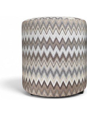 Elanora Home Dokusu ve Modern Tasarımıyla Her Ortama Uyum Sağlayan Çok Amaçlı Puf