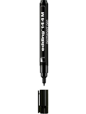 Edding Asetat Kalemi Permanent Siyah 144M (10 Lu Paket)