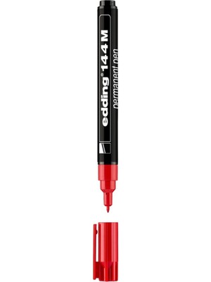 Edding Asetat Kalemi Permanent Kırmızı 144M (10 Lu Paket)