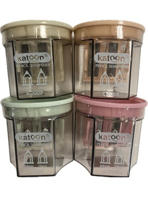 Bafix Katoon Kalemtraş Çift Hazneli K-3008 (36 Lı Paket)