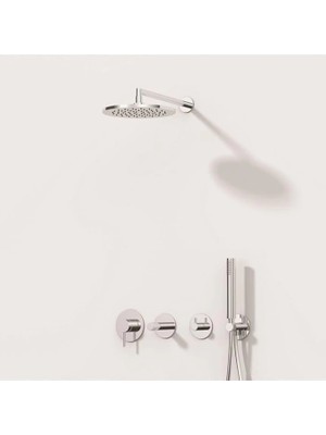 AyrStore Suit A45543 1f El Duşu Takımı, Krom
