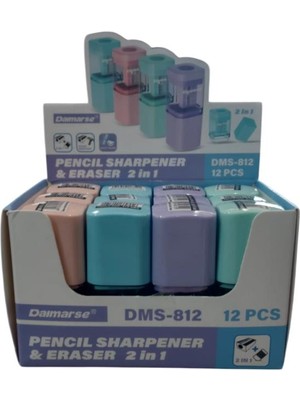 Bafix Kalemtraş Silgili Daimarse Dms-812 (12 Li Paket)