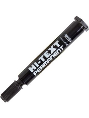 Hi-Text Hı-Text Permanent Marker ( Koli Kalemi ) Yuvarlak Uç Siyah 12 Li 830