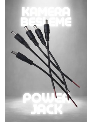 Led Level 10 Adet 12V Kamera Besleme Power Jak Güvenlik Kamera Power Jack Dc Cctv