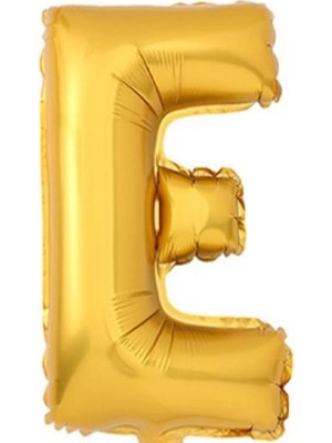 Nedi Folyo Balon 100 Cm Harf Şişirilmemiş Altın (E Harfi) 02129