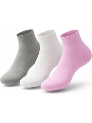 Umel Tekstil Bayan Bambu Patik Çorap 3'lü Set