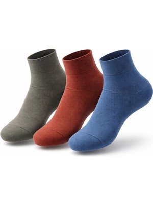 Umel Tekstil Bayan Bambu Patik Çorap 3'lü Set