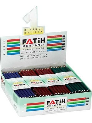 Fatih Kurşun Kalem Mercanlı 12010 (144 Lü Kutu)