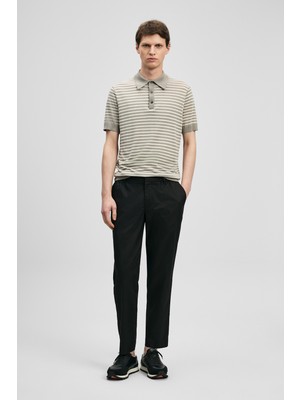 Lufian Glen Erkek Beach Jogger Pantolon Slim Fit Siyah