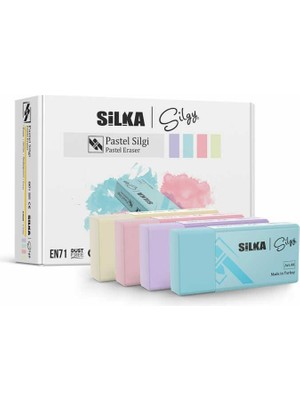 Silka Silgi Pastel 4 Renk (24 Lü Paket) Art.44