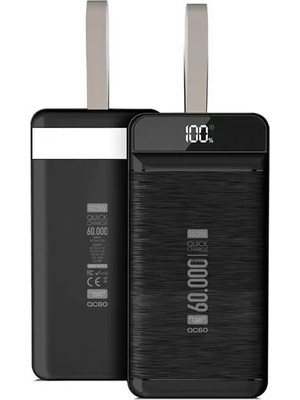 Pazarcan QC60 60000 Mah 3.0 Kablolu 22.5W