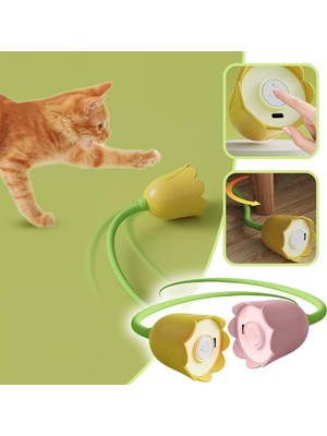 Popüler Sepet Hareketli Çiçek Kedi Oyuncağı