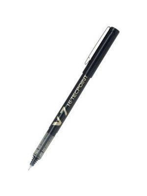 Pilot V10 Grip Hi-Tecpoint Roller Kalem Siyah