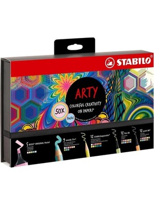 Stabilo Kreatif Pastel Mix Set Arty 50 Li