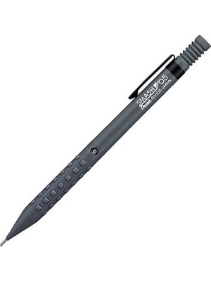 Pentel Mat Gri Gövde Teknik Çizim ve Yazı İçin Versatil Kalem 0.5 Mm Q1005-N