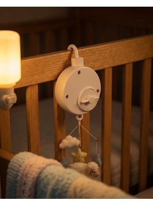 Pil Gerektirmeyen Bebek Uyutucu Müzik Kutusu Pratik Asılabilir Model - KR0025-5N4R36