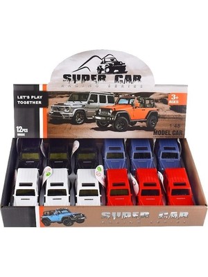 Duman Oyuncak Çekbırak Plastik Arazi Aracı 168A-1 (Karışık Renk 1 Adet)