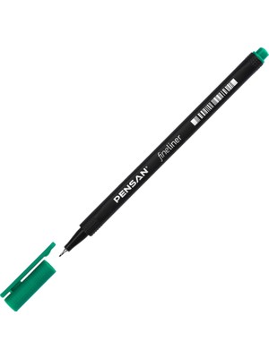 Pensan Fineliner 0,4 Mm Yeşil Keçe Uç Kalem 10'lu Paket 6500