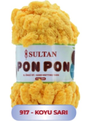 Sultan Pon Pon El Örgü Ipi Battaniye Ipi 917 / 5 Adet